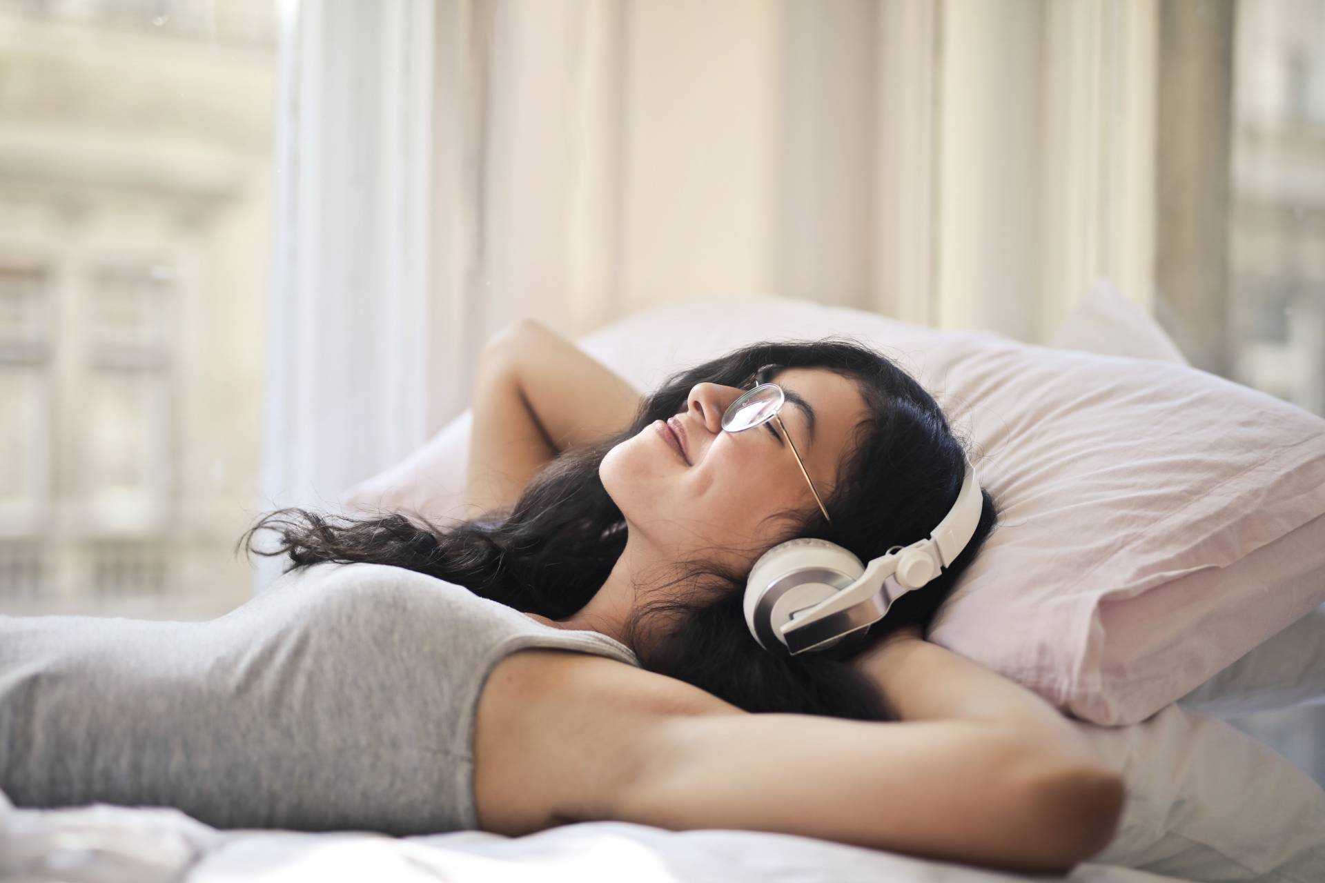 listening to relaxing music