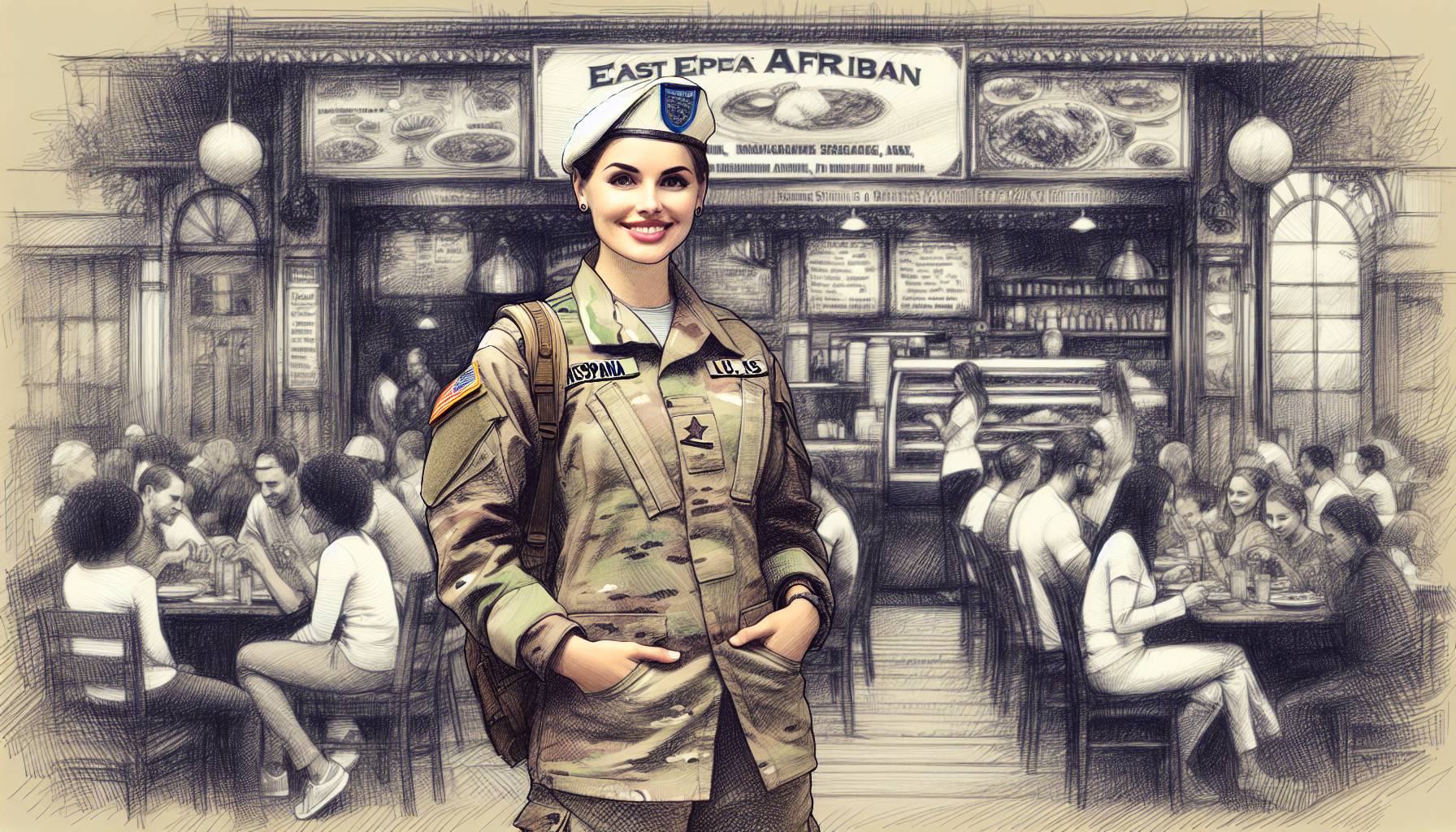 "Servicewoman's African Restaurant"